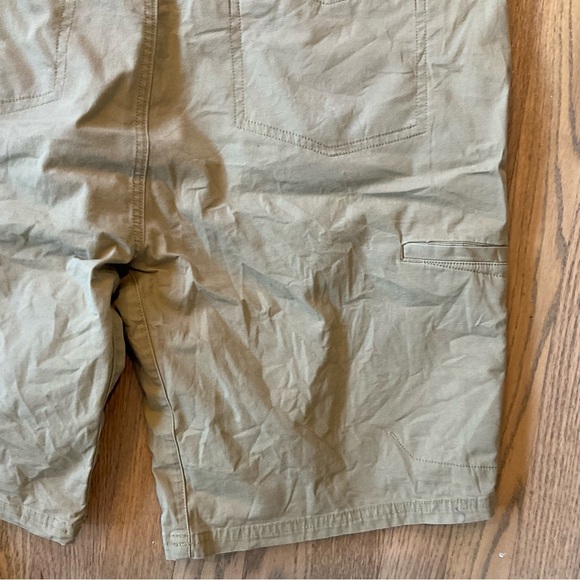 PRANA Porter Chino Shorts Sz 38 Standard Fit Brown Stretch 9” Inseam Khaki Hike - Picture 10 of 15